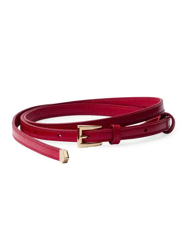 Prada Women's Leather Belt - Red