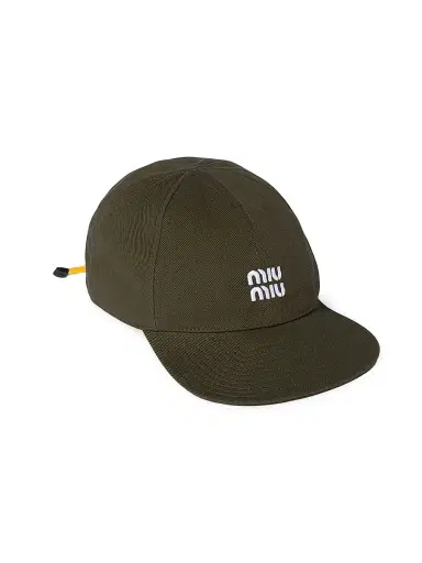Miu Miu Women's Denim Baseball Cap - Green - Size Medium | Thumbnail 1