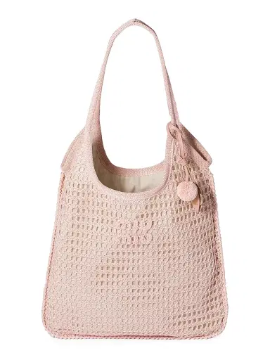 Miu Miu Women's Ivy Raffia Crochet Shoulder Bag | Thumbnail 1 Miu Miu Women's Ivy Raffia Crochet Shoulder Bag | Thumbnail 1