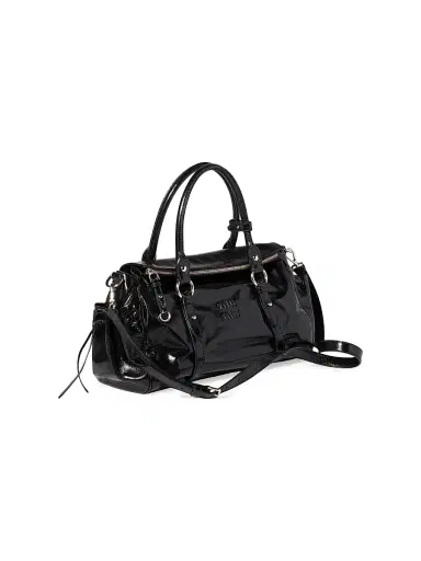 Miu Miu Women's Shiny Leather Top Handle Bag | Thumbnail 2 Miu Miu Women's Shiny Leather Top Handle Bag | Thumbnail 2