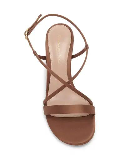 Gianvito Rossi Women's 70MM Crepe Satin Sandals - Texas | Thumbnail 4