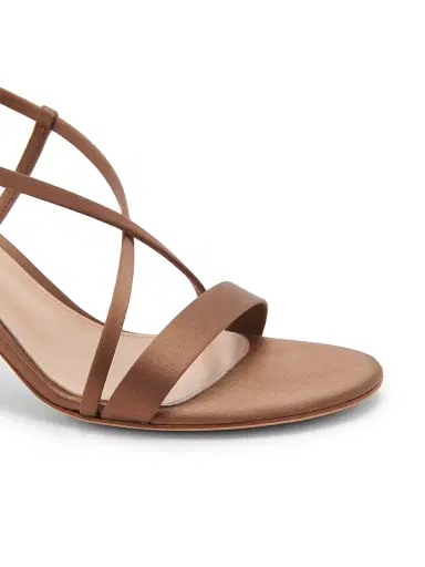 Gianvito Rossi Women's 70MM Crepe Satin Sandals - Texas | Thumbnail 5