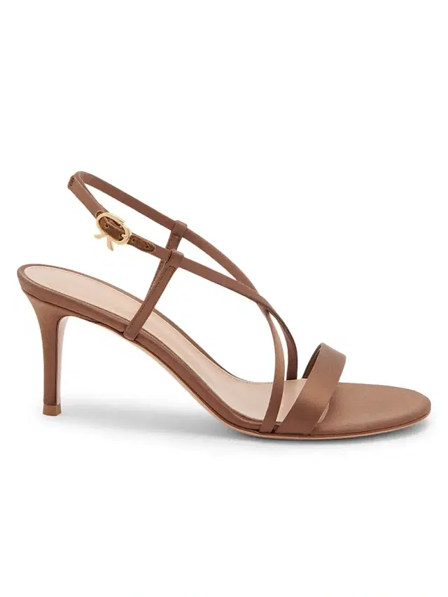 Gianvito Rossi Women's 70MM Crepe Satin Sandals - Texas