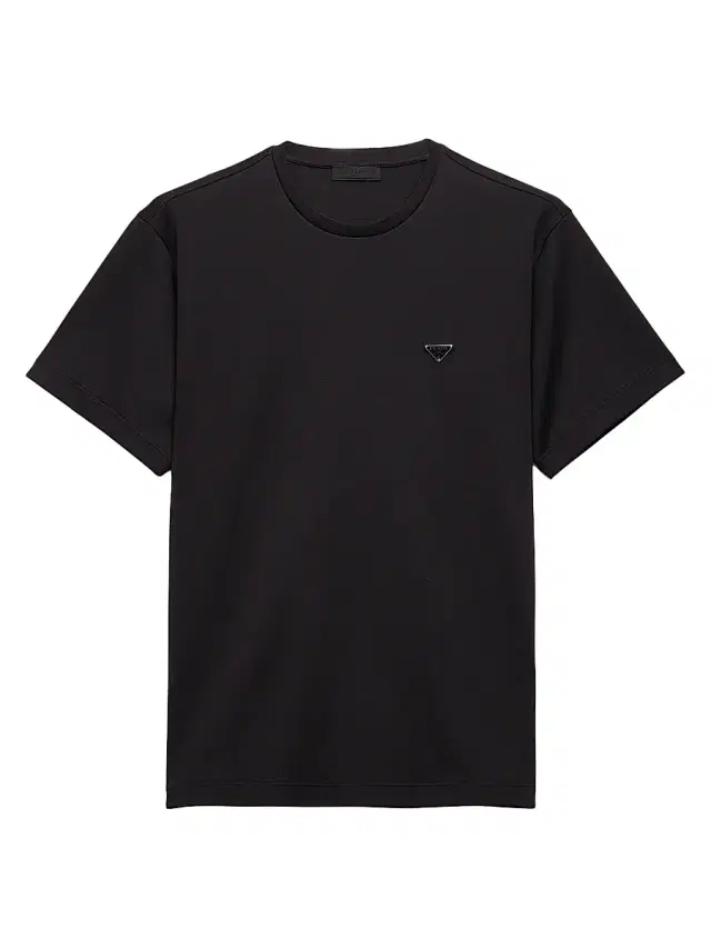 Prada Men's Cotton T-Shirt - Black