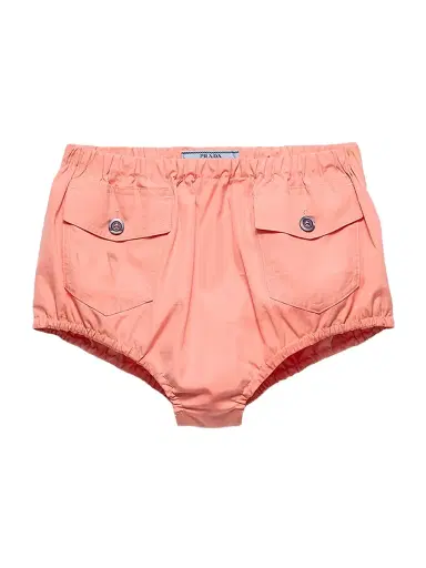 Prada Women's Poplin Shorts - Orange - Size 00 | Thumbnail 1 Prada Women's Poplin Shorts - Orange - Size 00 | Thumbnail 1