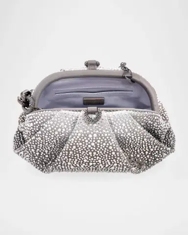 Judith Leiber Couture Gemma Pleated Ombré Crystal Top-Handle Bag | Thumbnail 2