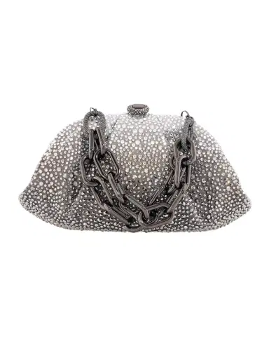 Judith Leiber Couture Gemma Pleated Ombré Crystal Top-Handle Bag | Thumbnail 1