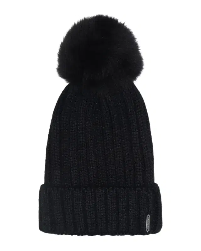 Gorski Select Knit Beanie with Lamb Pom