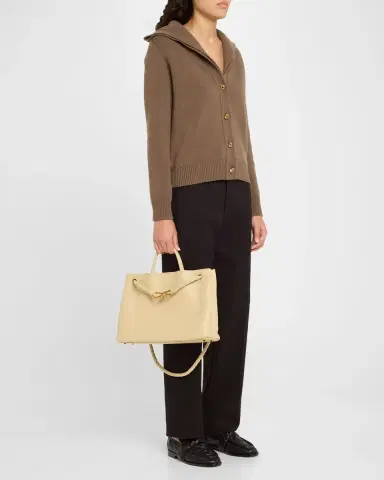Bottega Veneta Andiamo Medium Leather Tote Bag | Thumbnail 11