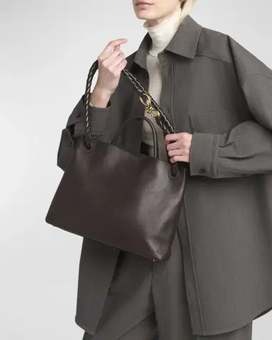 Bottega Veneta Andiamo Medium Leather Tote Bag | Thumbnail 3
