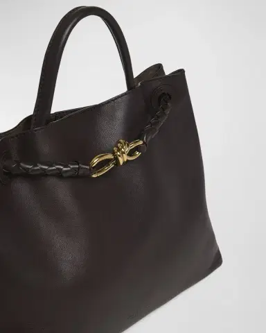 Bottega Veneta Andiamo Medium Leather Tote Bag | Thumbnail 4