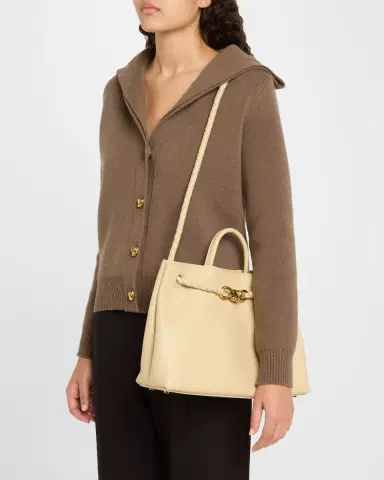 Bottega Veneta Andiamo Medium Leather Tote Bag | Thumbnail 7