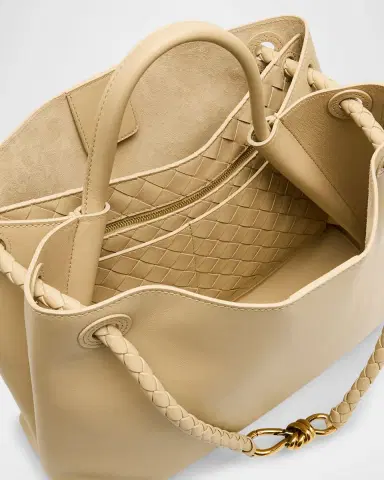 Bottega Veneta Andiamo Medium Leather Tote Bag | Thumbnail 9