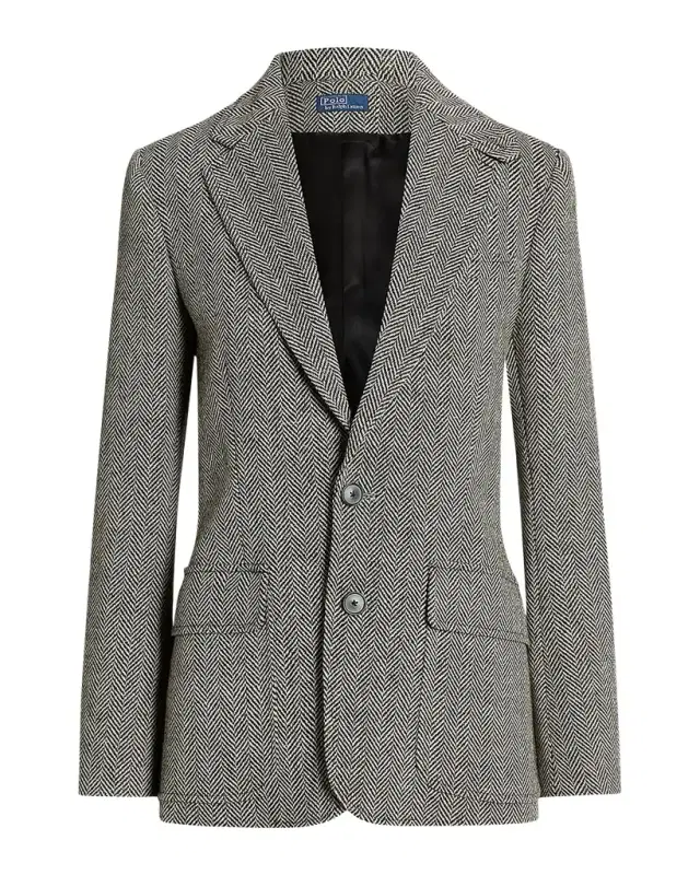 Polo Ralph Lauren Single-Breasted Herringbone Blazer