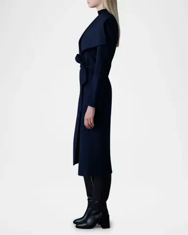 Mackage Mai Wool Belted Wrap Coat | Thumbnail 3