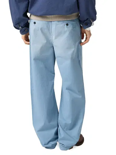 Miu Miu Women's Garment-Dyed Twill Pants - Blue - Size 2 | Thumbnail 3 Miu Miu Women's Garment-Dyed Twill Pants - Blue - Size 2 | Thumbnail 3