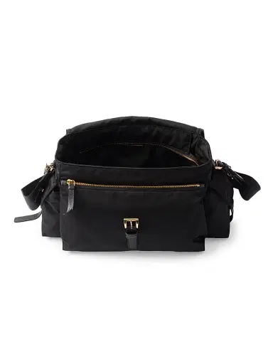 Prada Women's Large Explore Re-Nylon Shoulder Bag - Black | Thumbnail 4 Prada Women's Large Explore Re-Nylon Shoulder Bag - Black | Thumbnail 4