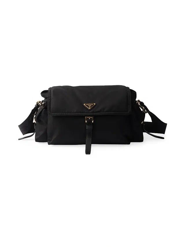 Women's  Explore Re-Nylon Shoulder Bag - Black