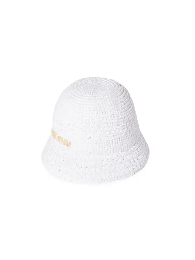 Women's Woven Fabric Hat - White