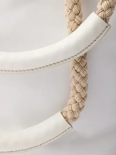 Prada Women's Mariner Re-Nylon Small Bucket Bag - White Beige | Thumbnail 7 Prada Women's Mariner Re-Nylon Small Bucket Bag - White Beige | Thumbnail 7