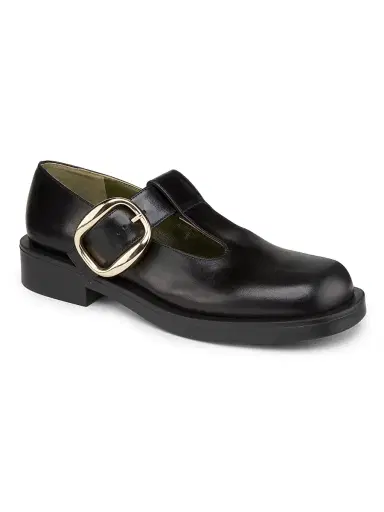 Maria Luca Women's Nora Leather Mary Janes - Black - Size 10 | Thumbnail 2