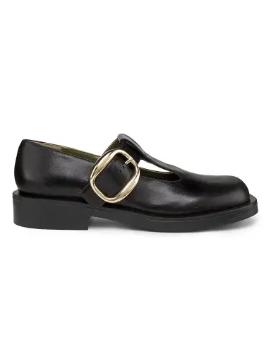 Maria Luca Women's Nora Leather Mary Janes - Black - Size 10 | Thumbnail 1