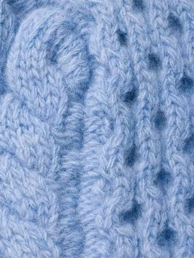 Prada Women's Wool Beanie - Blue | Thumbnail 2 Prada Women's Wool Beanie - Blue | Thumbnail 2