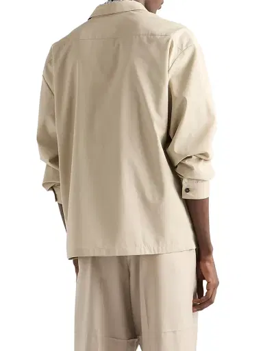 Prada Men's Cotton Shirt - Beige Khaki - Size XXXL | Thumbnail 3