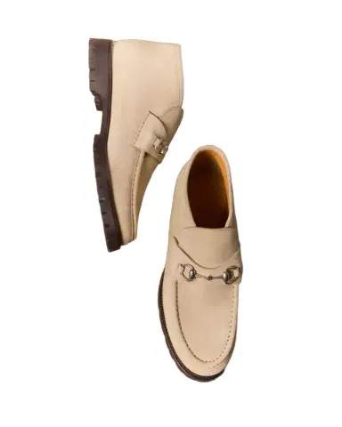 Gucci Men's Sylke Suede Bit Lug-Sole Chukka Boots | Thumbnail 1