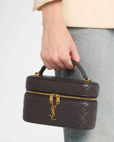 Saint Laurent Gaby Vanity Quilted Leather Bag | Thumbnail 2 Saint Laurent Gaby Vanity Quilted Leather Bag | Thumbnail 2