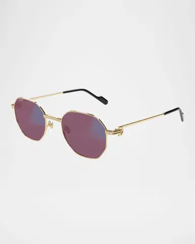 Cartier Round Photochromic Metal Sunglasses | Thumbnail 3