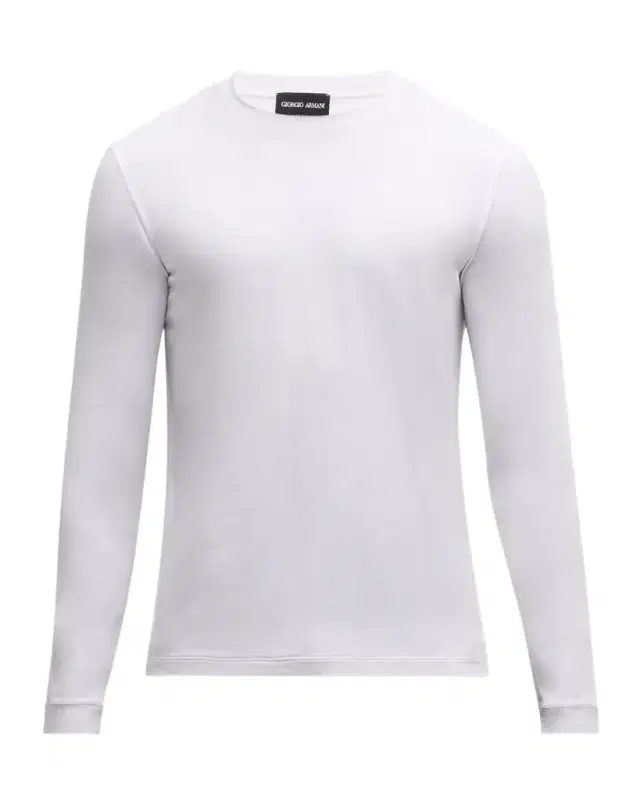Giorgio Armani Men 's Solid Cotton T-Shirt
