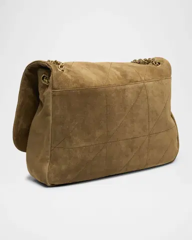 Saint Laurent Jamie 4.3 Maxi YSL Shoulder Bag in Quilted Suede | Thumbnail 6 Saint Laurent Jamie 4.3 Maxi YSL Shoulder Bag in Quilted Suede | Thumbnail 6