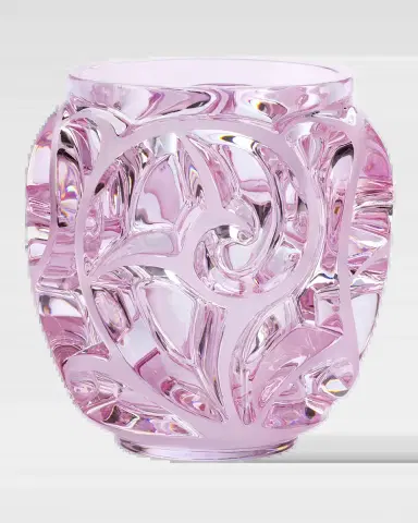 Lalique Tourbillons Pink Luster Vase, 8" | Thumbnail 2 Lalique Tourbillons Pink Luster Vase, 8" | Thumbnail 2