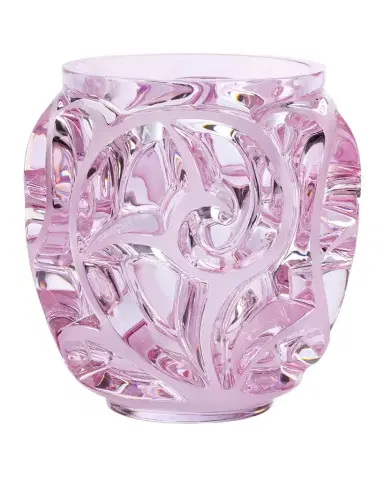 Lalique Tourbillons Pink Luster Vase, 8" | Thumbnail 1 Lalique Tourbillons Pink Luster Vase, 8" | Thumbnail 1