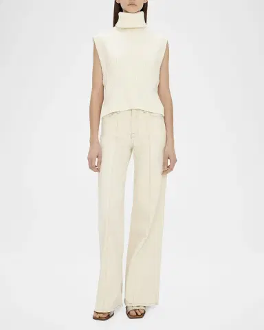 Simkhai Maple Wool & Cashmere Sleeveless Turtleneck Top | Thumbnail 2