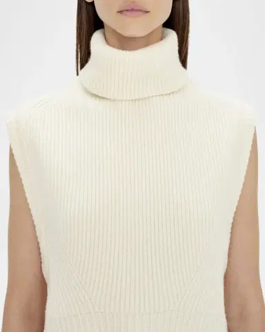 Simkhai Maple Wool & Cashmere Sleeveless Turtleneck Top | Thumbnail 5