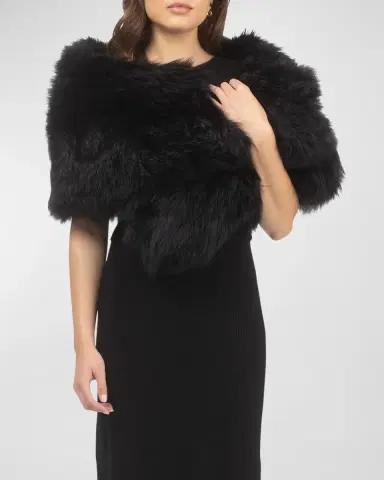 Gorski Select Lamb Shearling Stole | Thumbnail 2