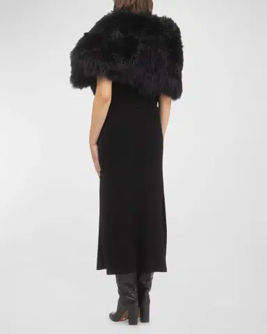 Gorski Select Lamb Shearling Stole | Thumbnail 3