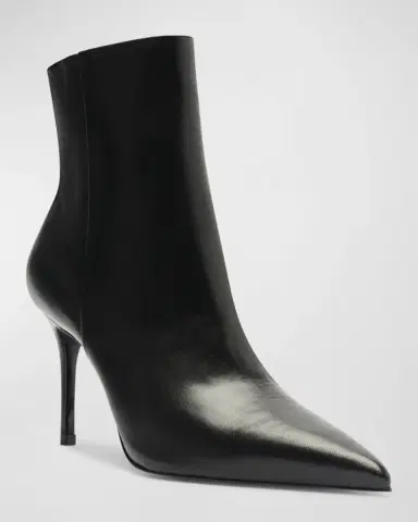 Schutz Mikki Leather Stiletto Zip Booties | Thumbnail 2 Schutz Mikki Leather Stiletto Zip Booties | Thumbnail 2