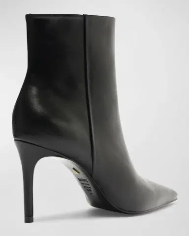 Schutz Mikki Leather Stiletto Zip Booties | Thumbnail 3 Schutz Mikki Leather Stiletto Zip Booties | Thumbnail 3
