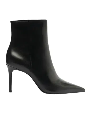 Schutz Mikki Leather Stiletto Zip Booties | Thumbnail 1 Schutz Mikki Leather Stiletto Zip Booties | Thumbnail 1
