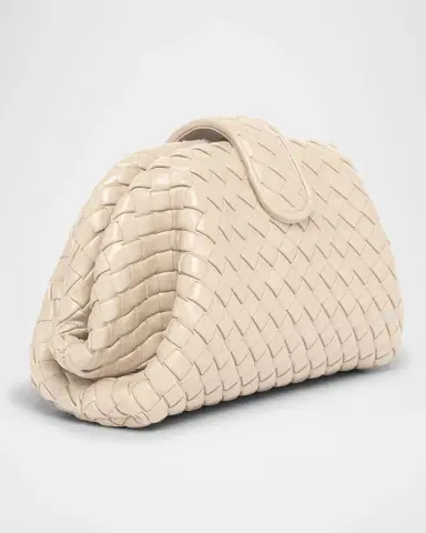 Bottega Veneta Lauren 1980 Mini Clutch Bag with Chain Strap | Thumbnail 3