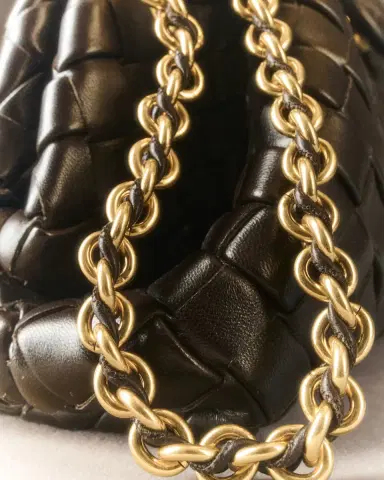 Bottega Veneta Lauren 1980 Mini Clutch Bag with Chain Strap | Thumbnail 5