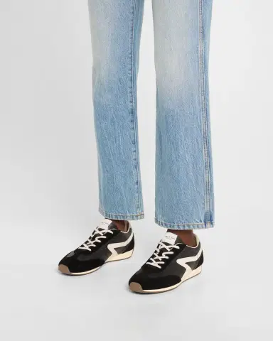 rag & bone Retro Slim Mixed Leather Sneakers | Thumbnail 2
