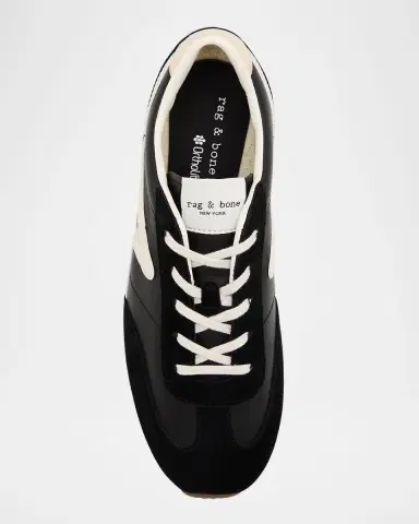 rag & bone Retro Slim Mixed Leather Sneakers | Thumbnail 5