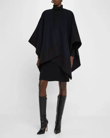 Gorski Select Reversible Wool Cape | Thumbnail 2