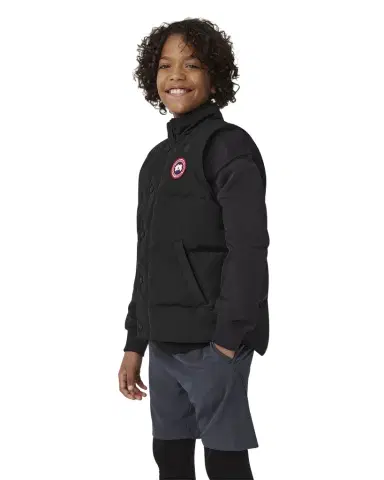 Canada Goose Kid's Vanier Vest W/ Logo Patch Vest | Thumbnail 1 Canada Goose Kid's Vanier Vest W/ Logo Patch Vest | Thumbnail 1