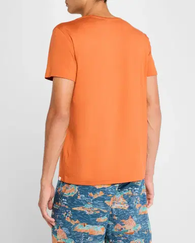 Derek Rose Men's Basel Crewneck T-Shirt | Thumbnail 3