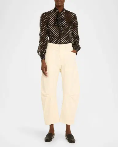 Nili Lotan Shon Wide-Leg Pants | Thumbnail 2